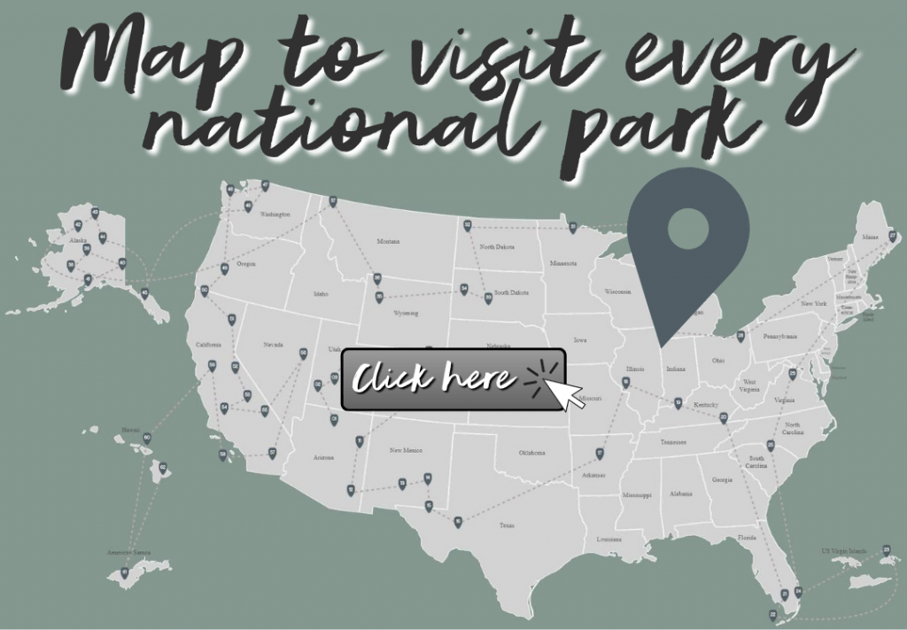 Map to visit every national park - click here