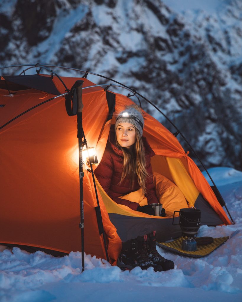 Ultimate Guide to Winter Hiking and Camping - headlamp