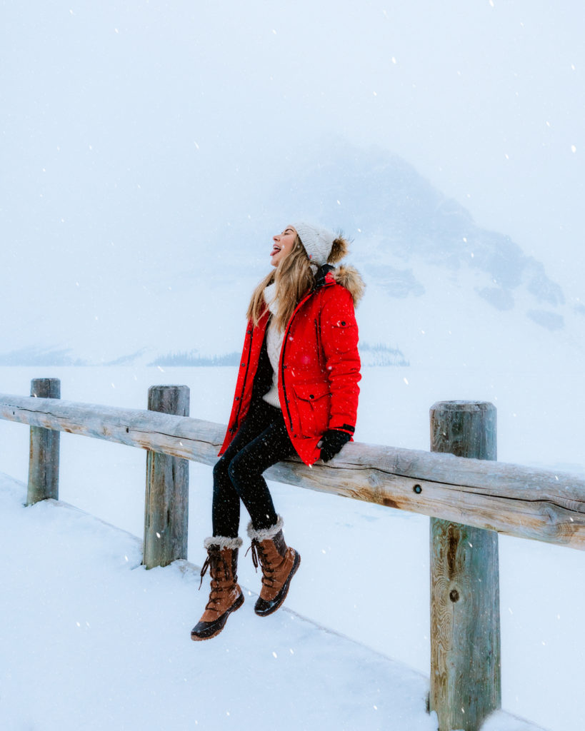 Planning a Trip to Banff in Winter - Bow Lake - Renee Roaming