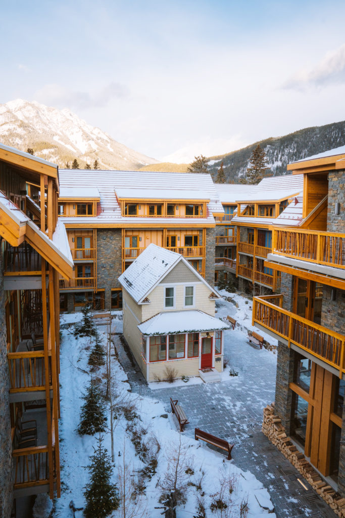 Moose Hotel and Suites in Winter