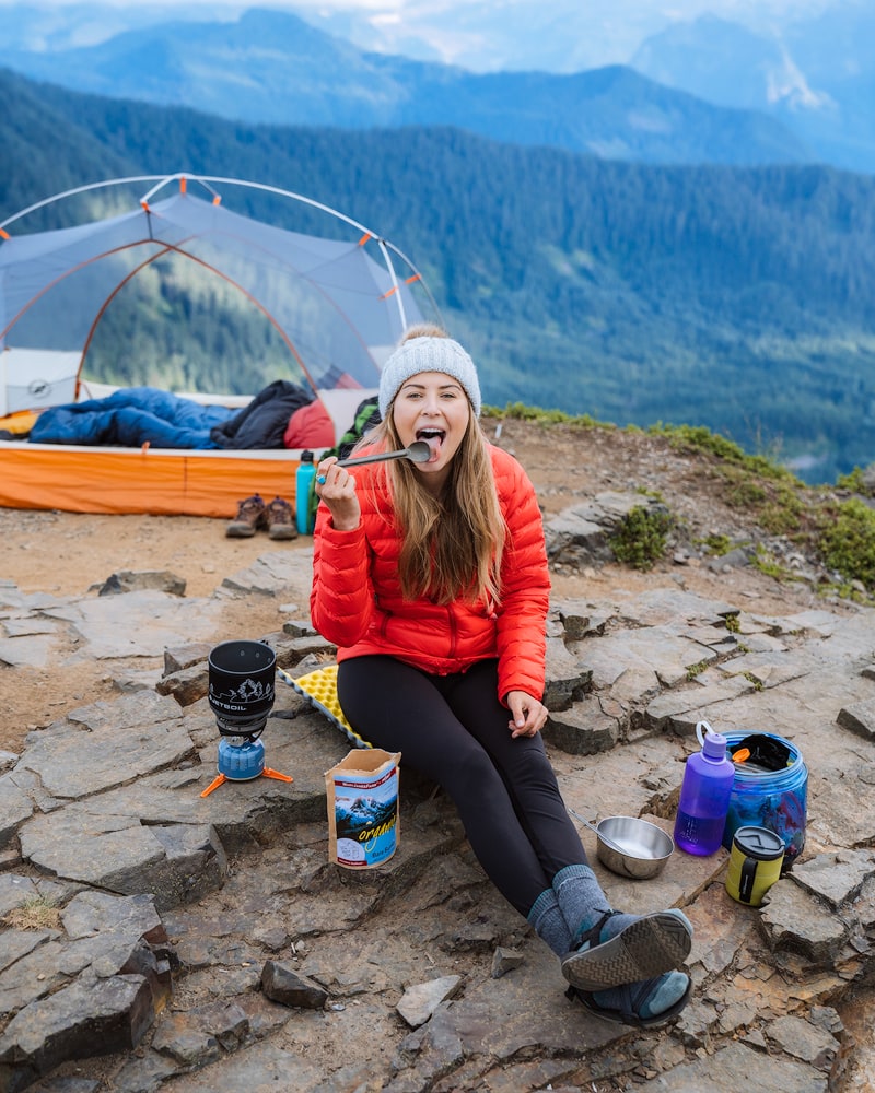 10 Tips for Getting a Good Night's Sleep when Backcountry Camping - Dinner