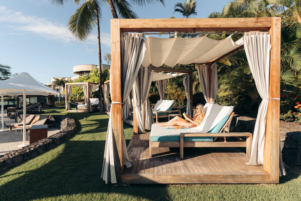 Plan an Incredible Trip to the Big Island of Hawaii - Poolside Cabana