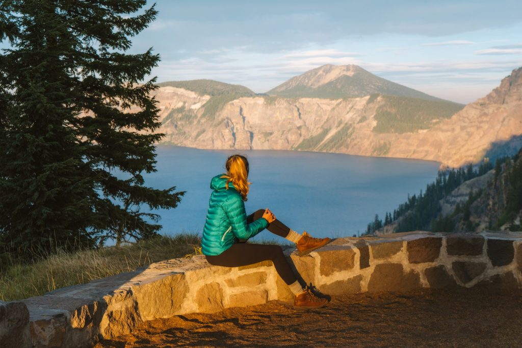 Scenic Oregon 7 Day Road Trip Exploring the Mountains and Coast - Crater Lake Rim Walk