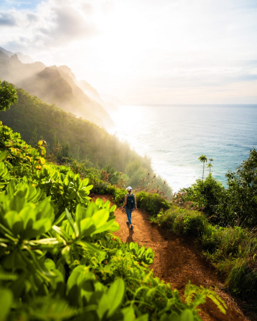 9 Must-Do Kauai Outdoor Adventures - Kalalau Trail Sunset - Renee Roaming