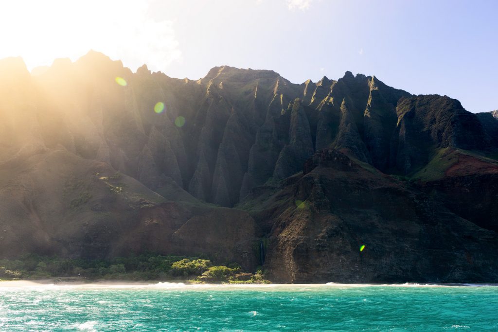 9 Must-Do Kauai Outdoor Adventures - Na Pali Coast boat - Renee Roaming