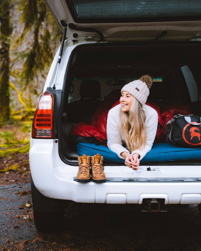 Top Tips for Sleeping In Your Car on Road Trips Toyota 4Runner - Renee Roaming