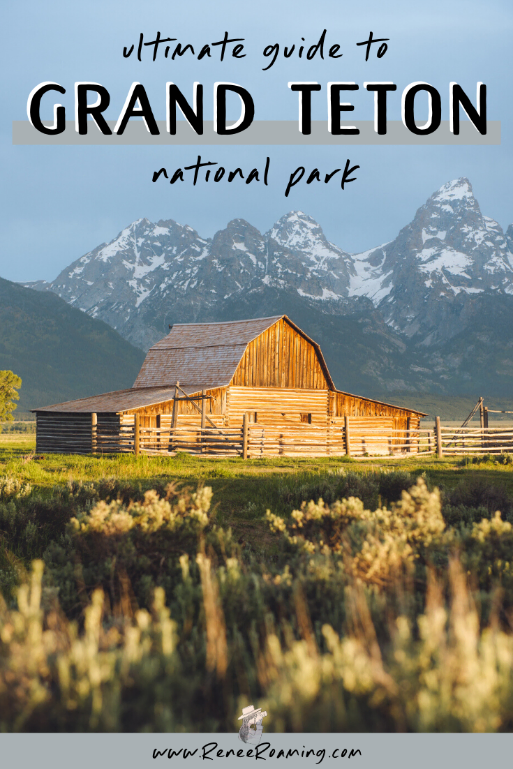 Grand Teton National Park is one of my favorite places on earth! It's home to insanely beautiful mountain peaks (including the Grand Teton itself sitting at 14,000 feet), abundant wildlife, world class hiking terrain, and picturesque landscapes everywhere you turn. Want to experience it for yourself? Keep reading for an in-depth guide on Grand Teton National Park and find out why it should be at the top of your bucket list!