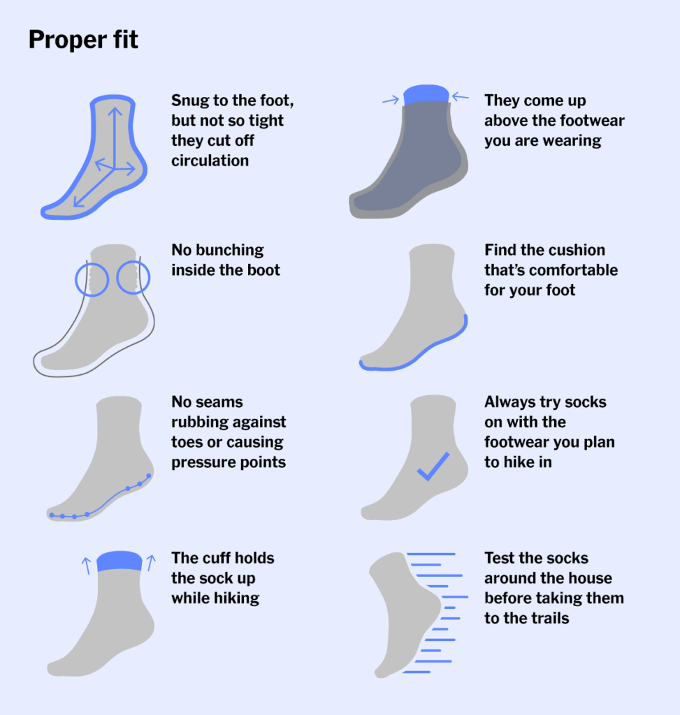 How to choose the right hiking socks
