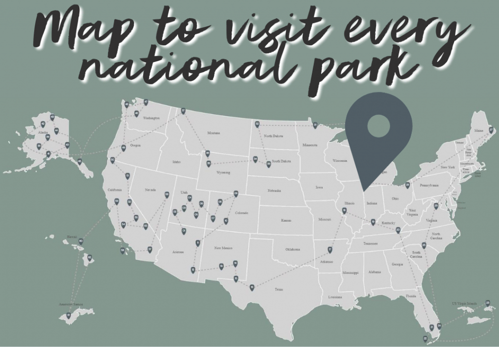 US National Park Road Trip to See Every US National Park