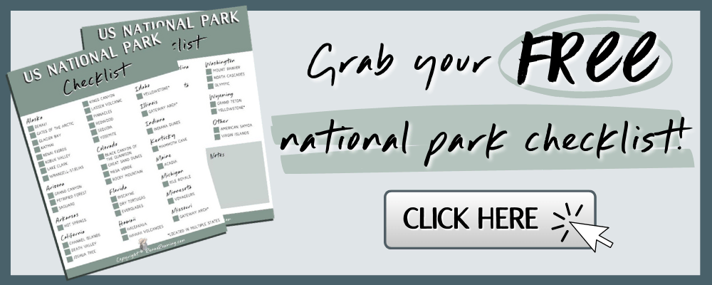 Printable National Parks Bucket List Journal and National Park Checkli –  This Little Love Co