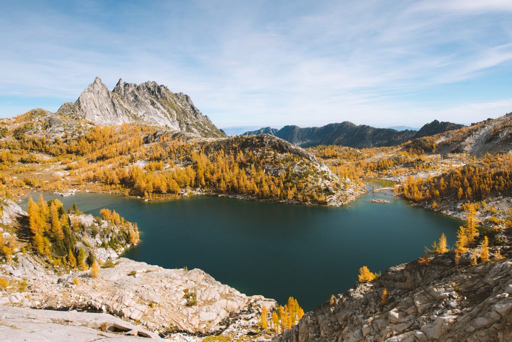 Best outdoor things to do during fall in Washington State - Backpacking in the Enchantments 2