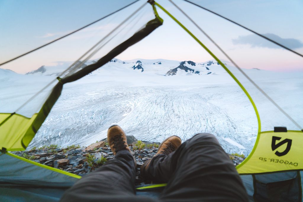 The Ultimate Guide to Exploring Kenai Fjords National Park - Exit Glacier Harding Icefield Tent View