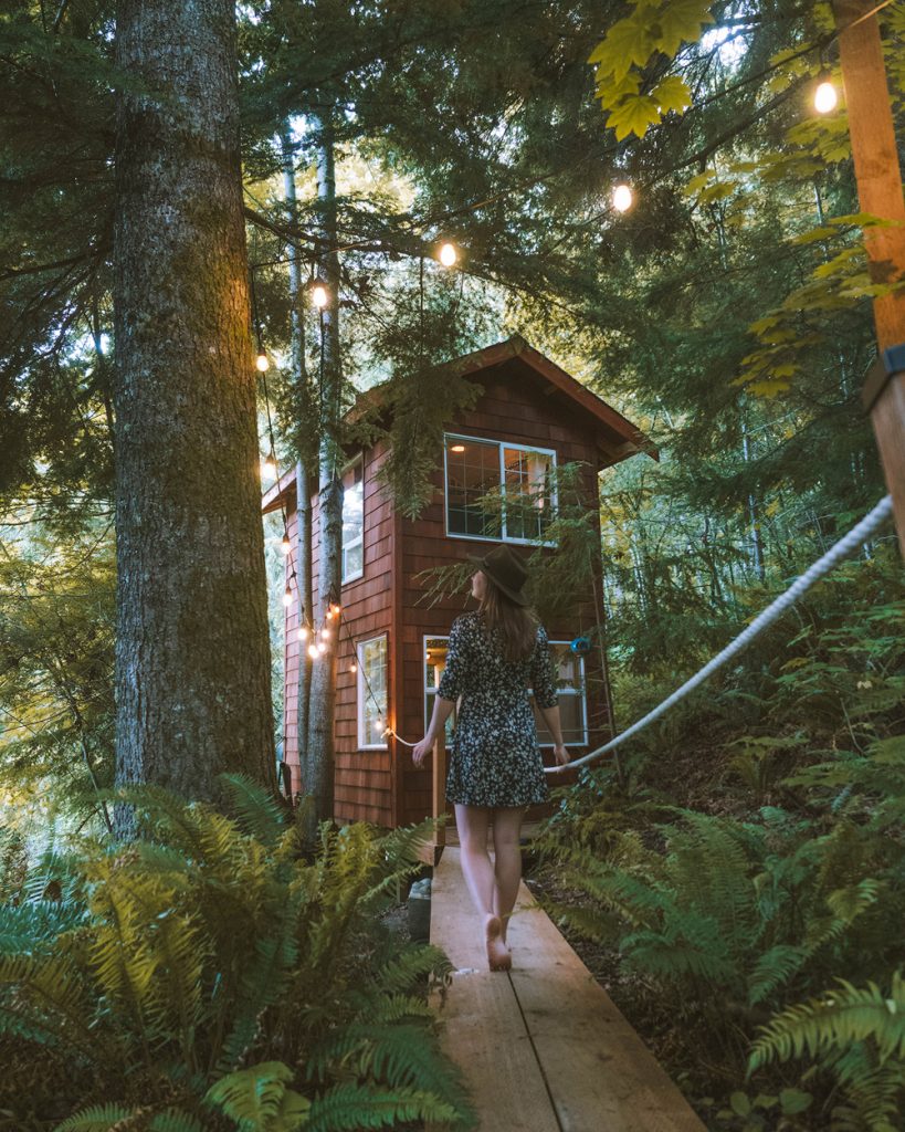 Treehouses to Rent in Washington State - Treehouse Place at Deer Ridge - Renee Roaming