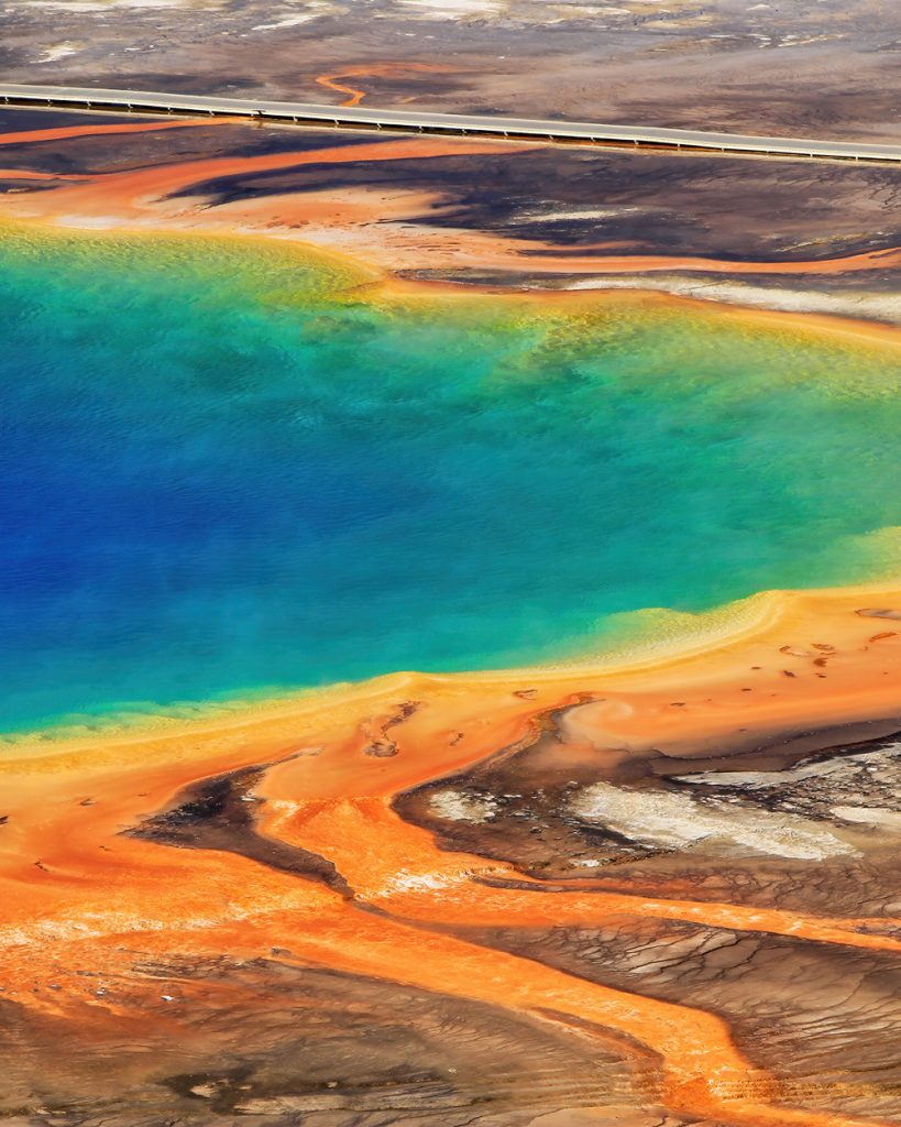 Ultimate Yellowstone National Park Guide and Itinerary- Grand Prismatic Geothermal Activity