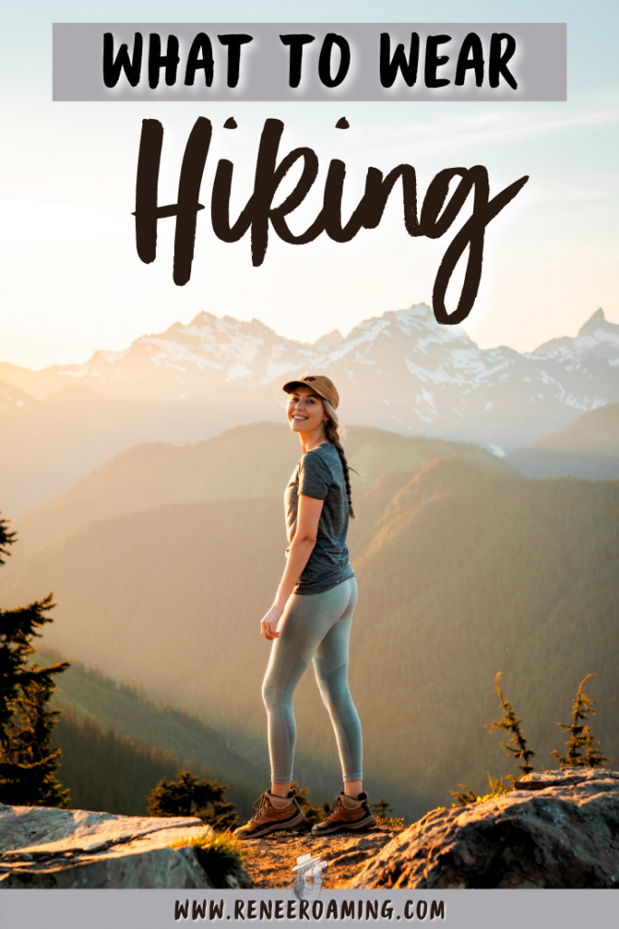Confused about what to wear hiking? Learn how to be comfortable, practical, and stylish with this guide on what to wear hiking as a woman! Hiking is one of the most rewarding outdoor activities and I want to help you get out there and hit the trails. One of the basics to planning a hiking adventure is knowing what clothing and shoes to wear. I'll be covering all of that PLUS sharing some cute hiking outfit inspiration! #hikingoutfit #cutehikingoutfit #hikinggirlinspiration