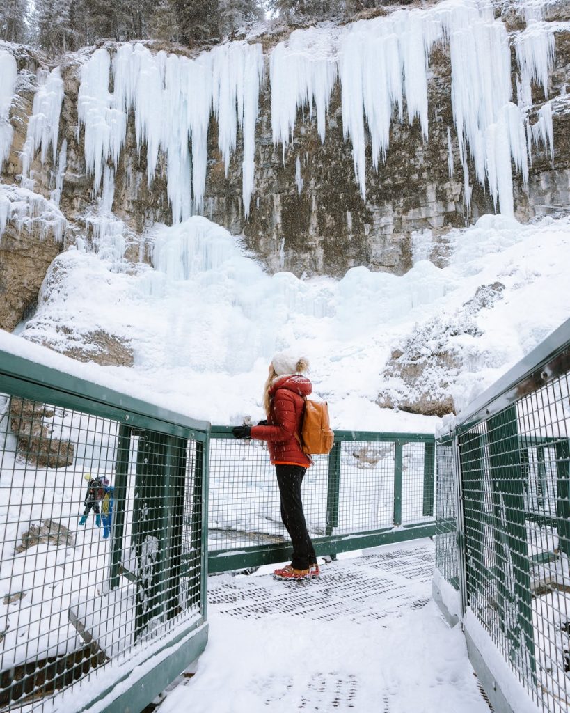 12 Best National Parks to Visit in Winter - Banff National Park Johnston Canyon
