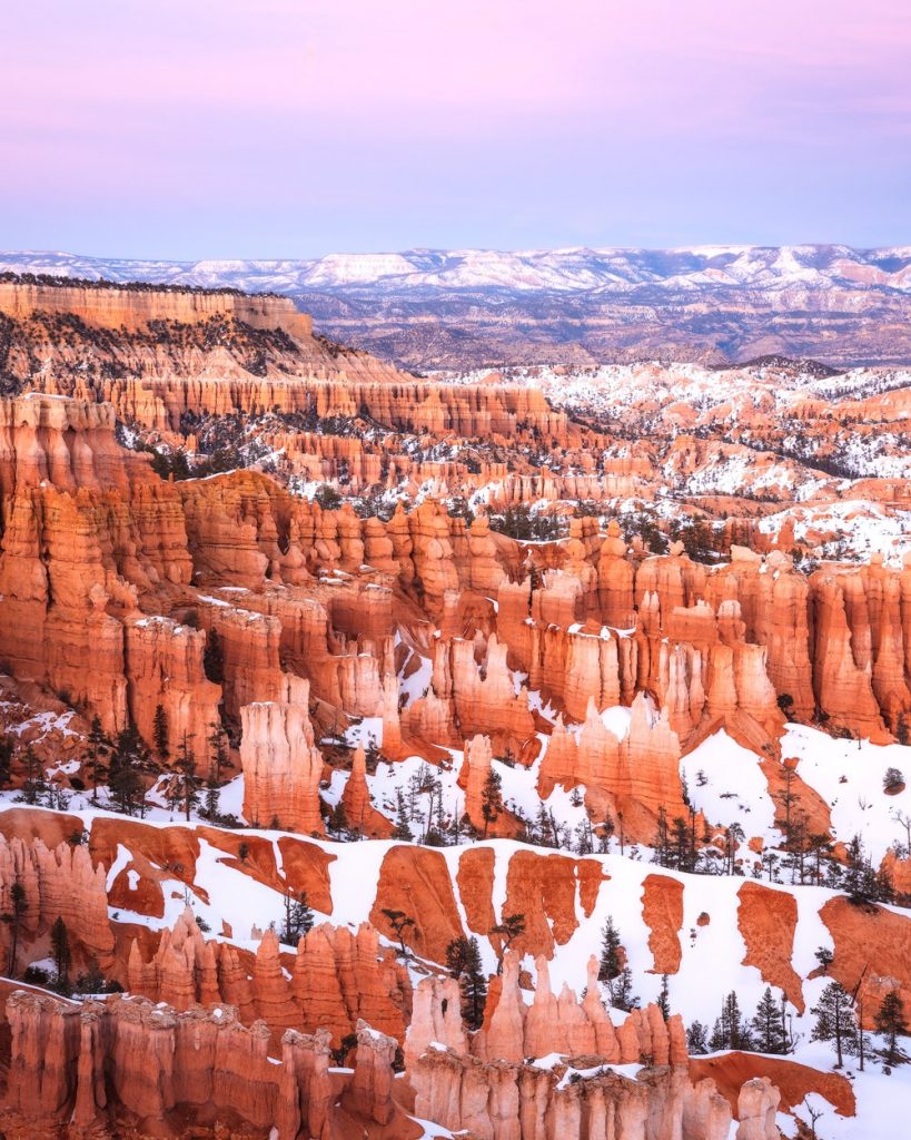 12 Best National Parks to Visit in Winter - Bryce Canyon National Park Sunset