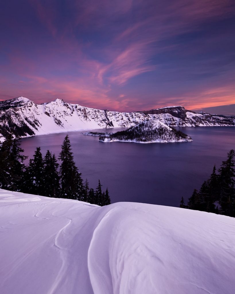 12 Best National Parks to Visit in Winter - Crater Laker National Park