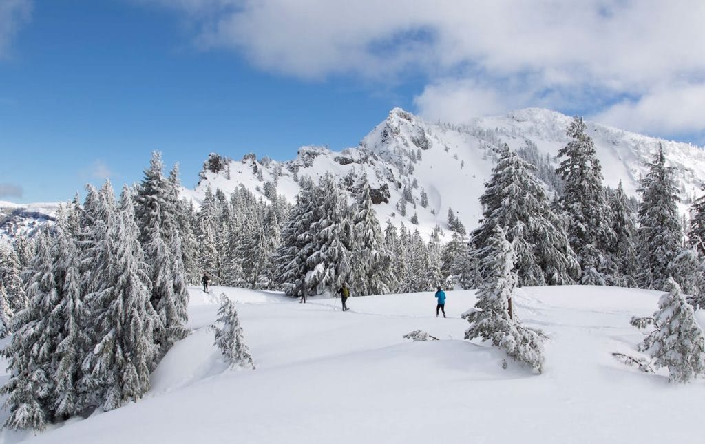 12 Best National Parks to Visit in Winter - Crater Laker National Park Snowshoeing
