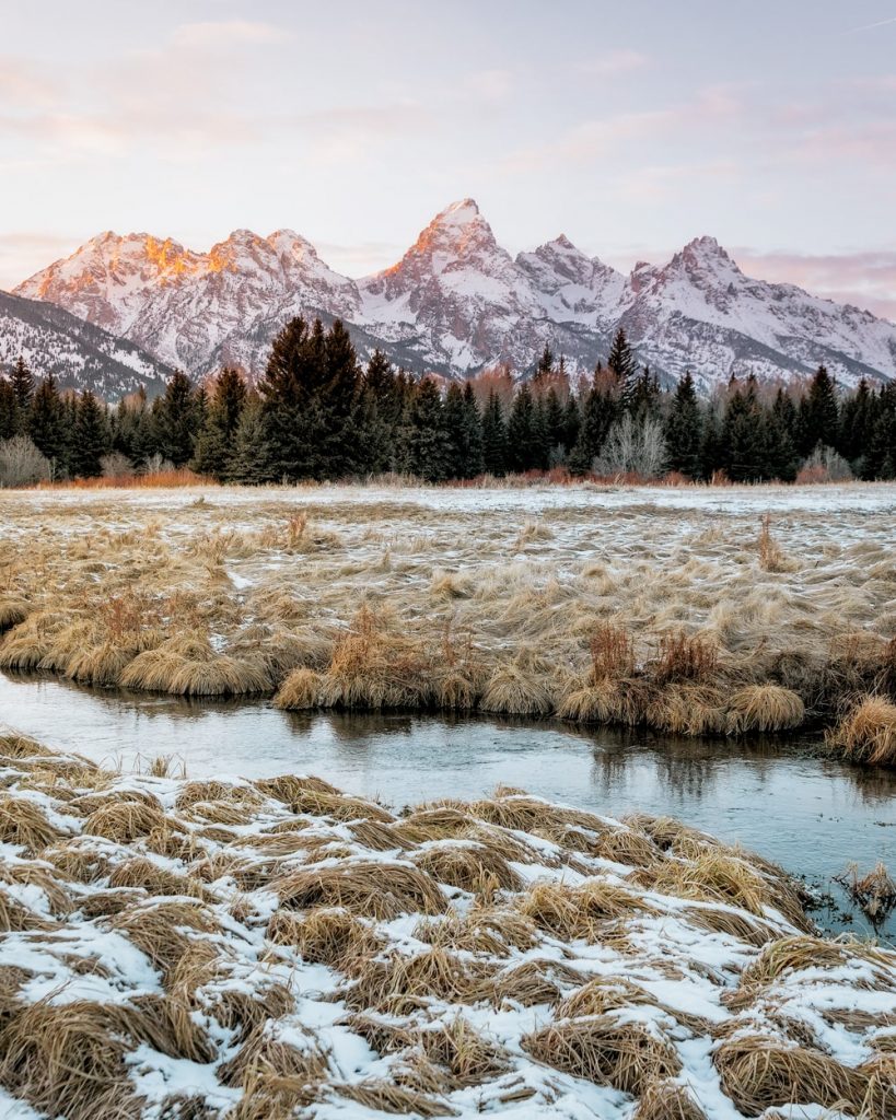 12 Best National Parks to Visit in Winter - Grand Teton National Park Black Tail Ponds