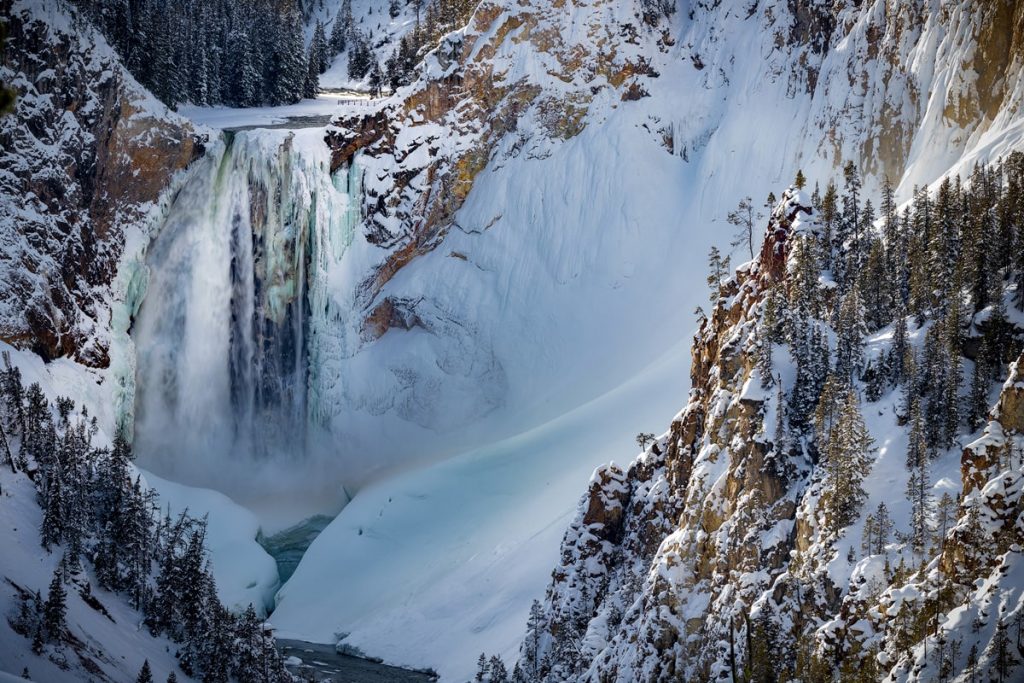 12 Best National Parks to Visit in Winter - Yellowstone National Park Grand Canyon of the Yellowstone