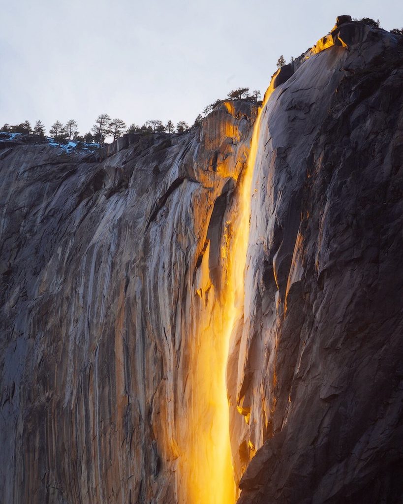 12 Best National Parks to Visit in Winter - Yosemite National Park Firefalls