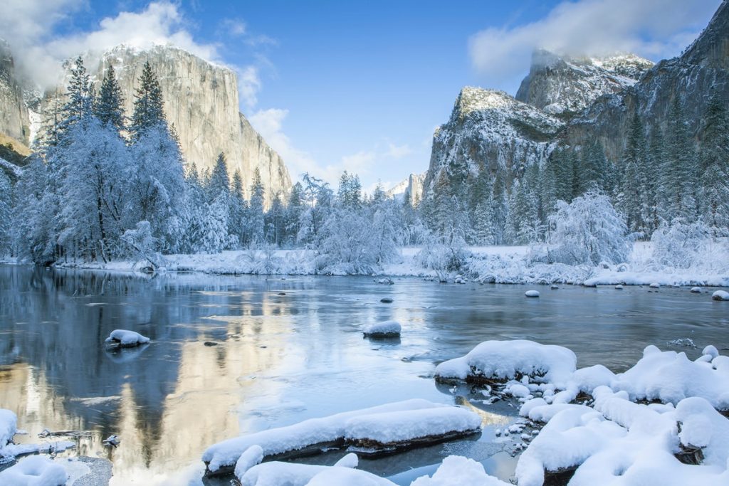 12 Best National Parks to Visit in Winter - Yosemite National Park Valley View
