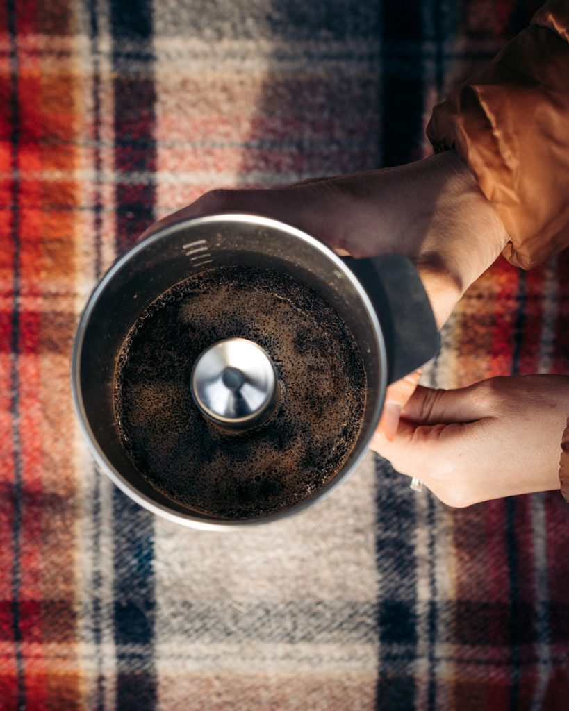 Coffee on the road - coffee while camping 