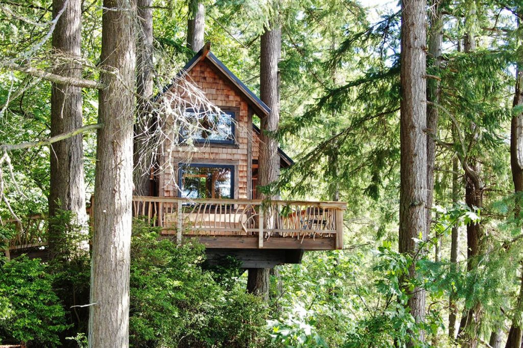 Best Pacific Northwest Treehouse - Eagles Bluff Washington Treehouse