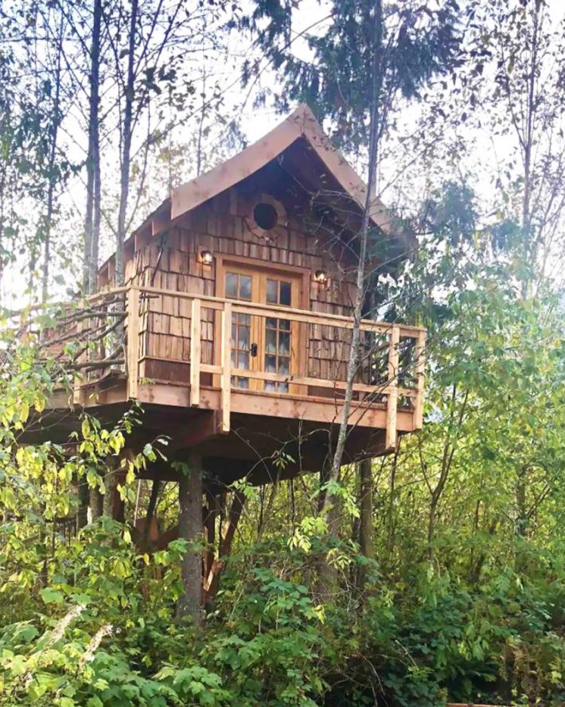 Best Pacific Northwest Treehouse Rentals - The Pond Perch Treehouse