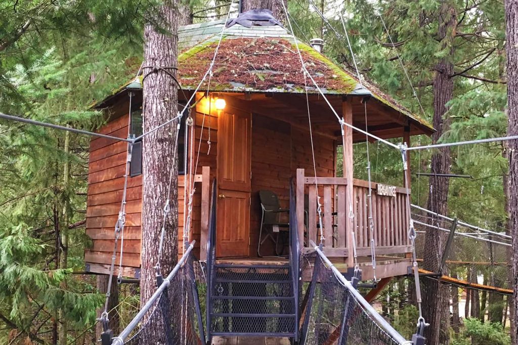 Treehouse You Can Rent In Oregon - Pleasantree Oregon Treehouse