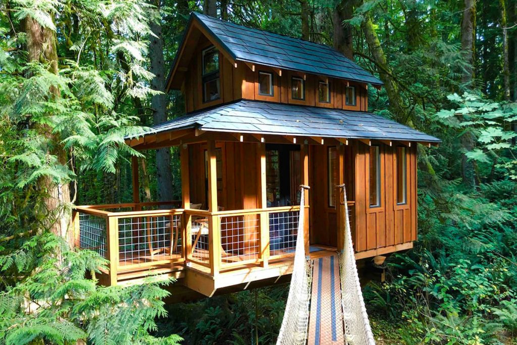 Treehouse You Can Rent In Oregon - Portland Treehouse