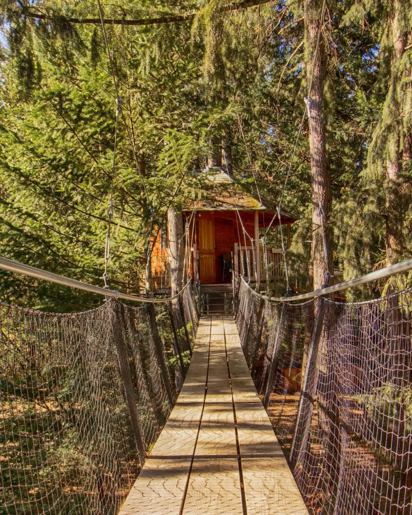 Treehouses You Can Rent In Oregon - Pleasantree Oregon Treehouse