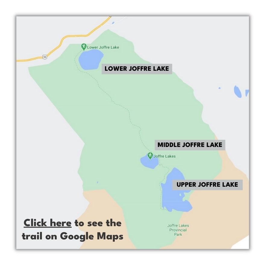 Joffre Lakes Trail Map