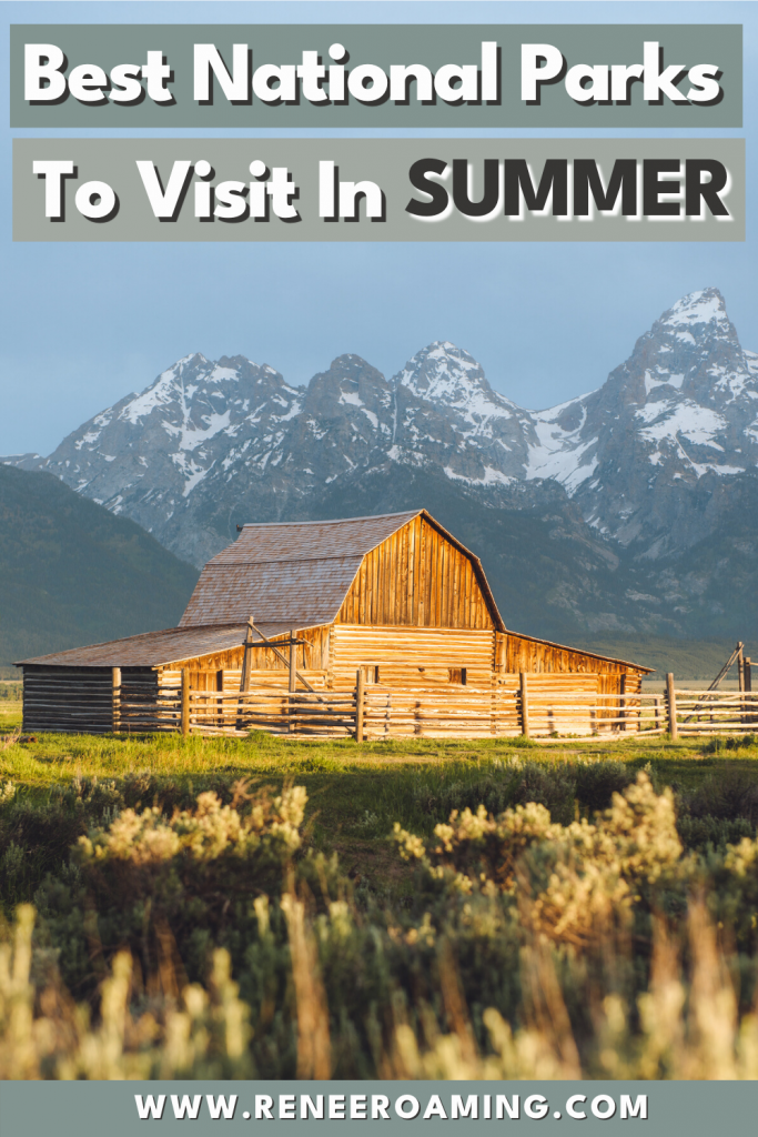 National Parks to Visit in Summer There are a lot of national parks though, so when planning a summer vacation it can be a little overwhelming to choose which ones to explore. I've made it easy for you by putting together this guide on the 11 best national parks to visit in summer! For each park, you will find helpful planning information and insider tips on the top things to do. #nationalparks #roadtrip #usatravel #summertravel