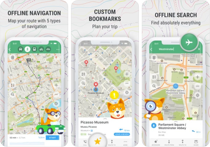 Best Road Trip Planner Apps - Maps.Me