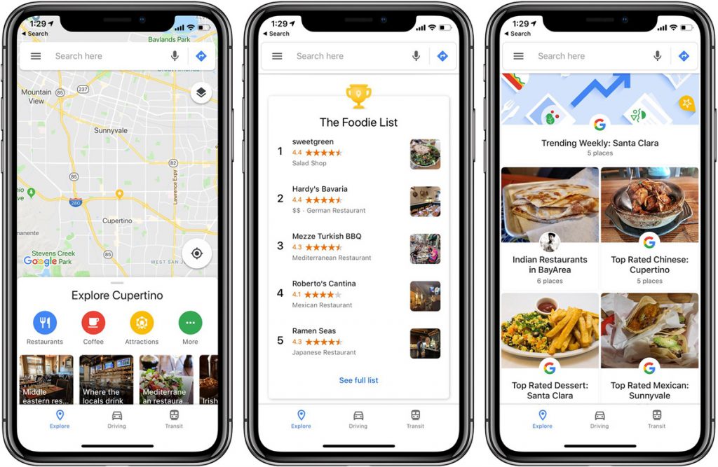 Best Road Trip Planner Apps To Find Places to Eat - Google Maps