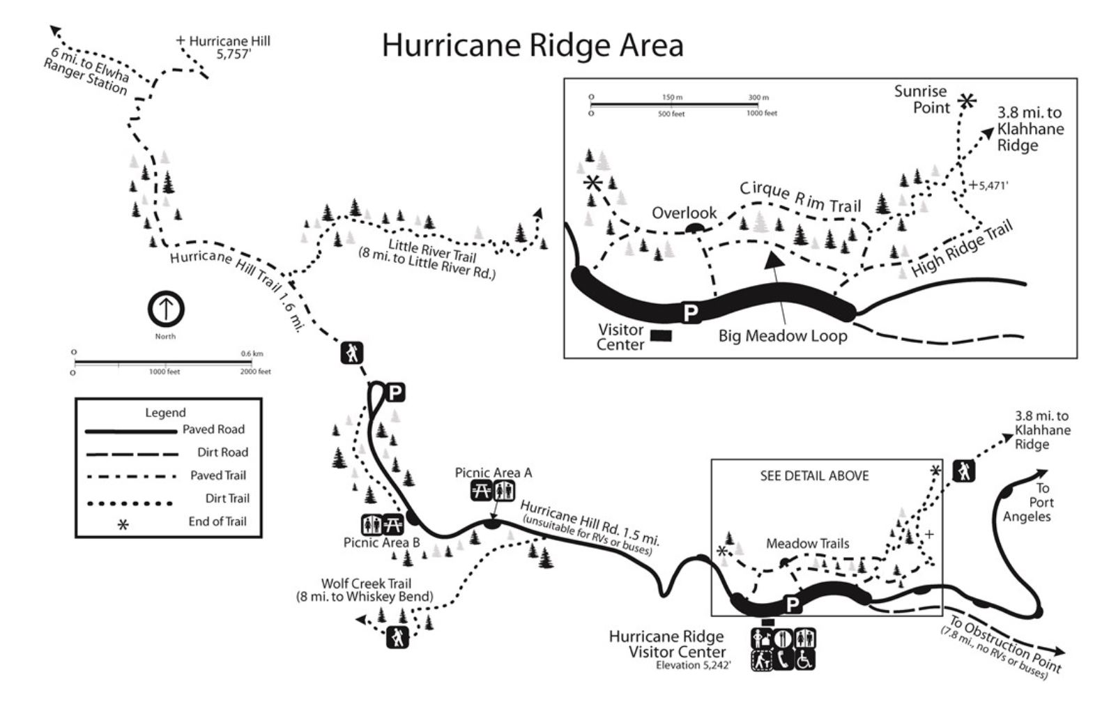 Olympic National Park Adventure Getaway 24 Hour Itinerary from Seattle Renee Roaming Map Hurricane Ridge