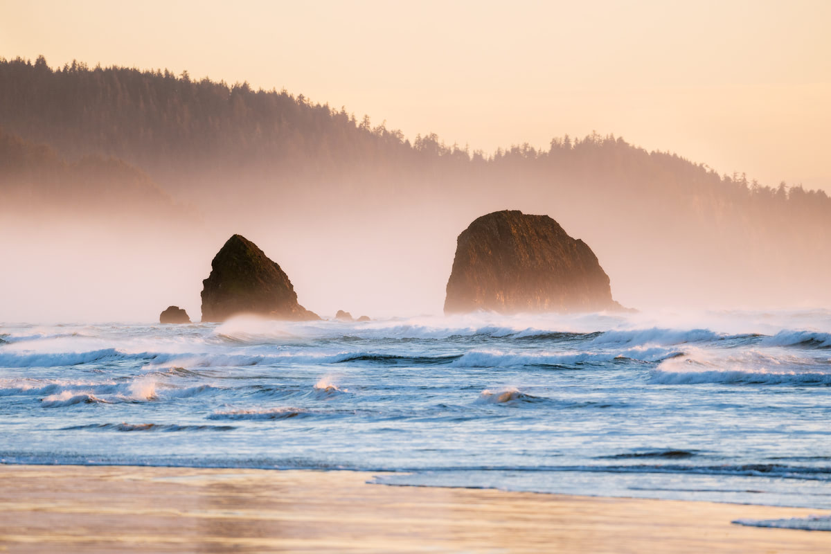 Sunset from Cannon Beach