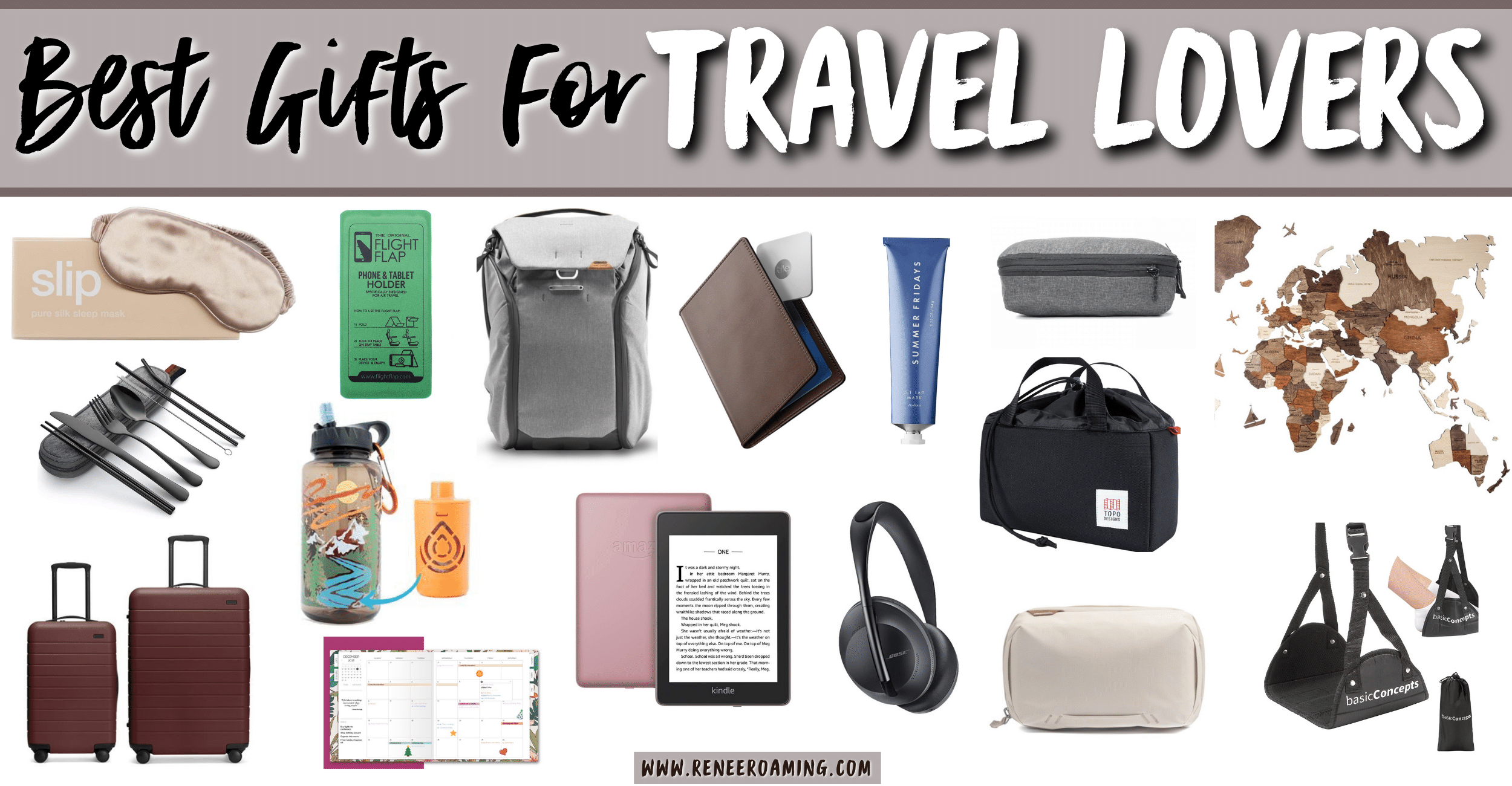 22 Best Gifts for Travel Lovers 2020 - Renee Roaming