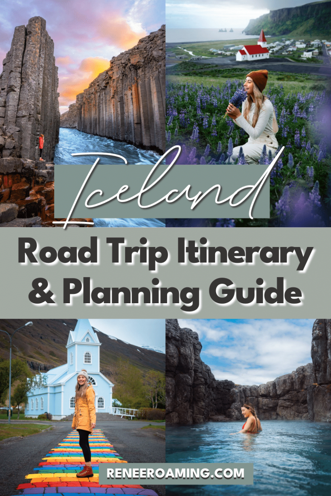 Iceland is one of my absolute favorite road trip destinations in the entire world. There aren't many other places where you can drive right past towering glaciers, lagoons filled with icebergs, active volcanoes, dramatic mountain peaks, and even coastal fjords. This 7 day Iceland road trip itinerary is going to ensure you have the most amazing Iceland vacation possible. Plus, I'm sharing options to extend your trip or cut it down to a 3 day Iceland itinerary.