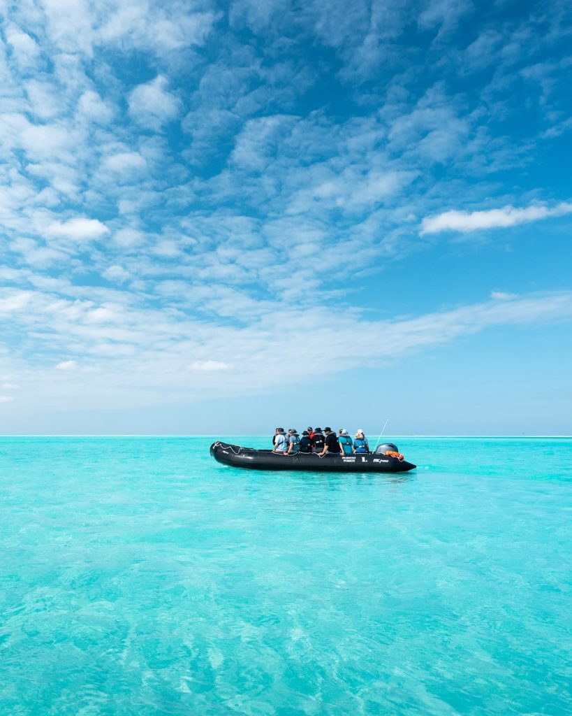 Kimberley Australia Luxury Expedition Cruise With Seabourn - expedition zodiac Ashmore Reef