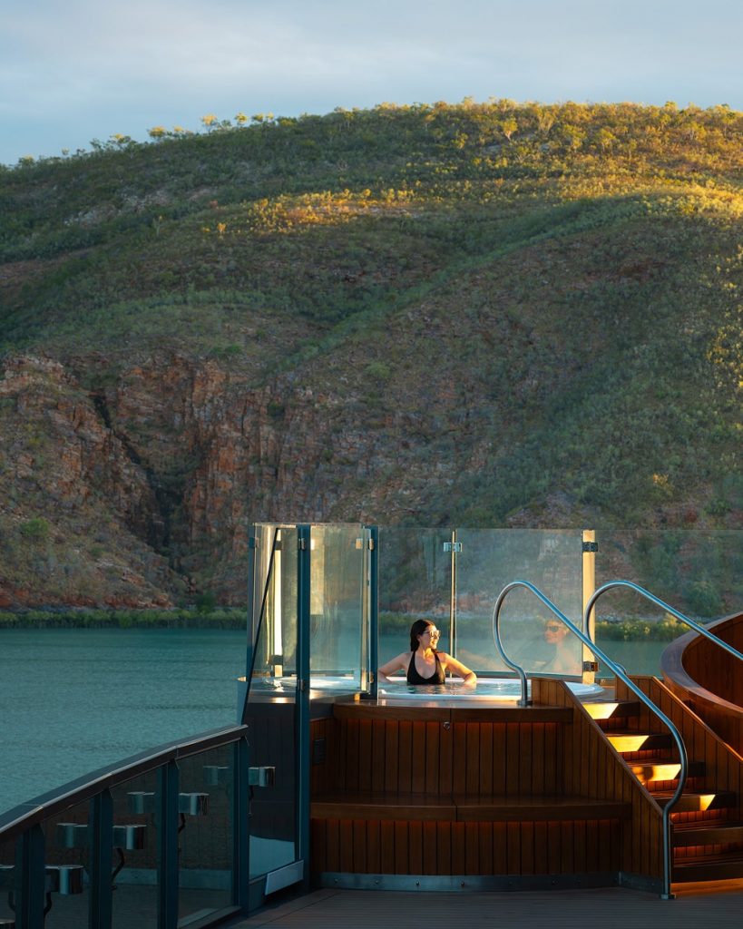 Once In a Lifetime Kimberley Australia Luxury Expedition Cruise With Seabourn - Hot Tub on Top Deck